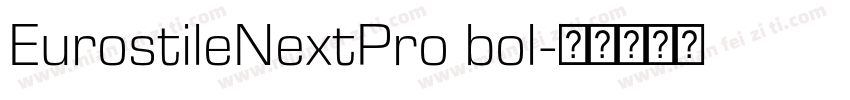 EurostileNextPro bol字体转换